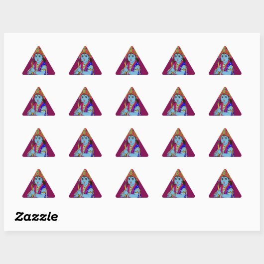 Kind Krishna Sticker (Vel)