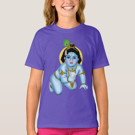 Kind Krishna T-shirt (Voorkant)