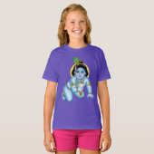 Kind Krishna T-shirt (Voorkant volledig)