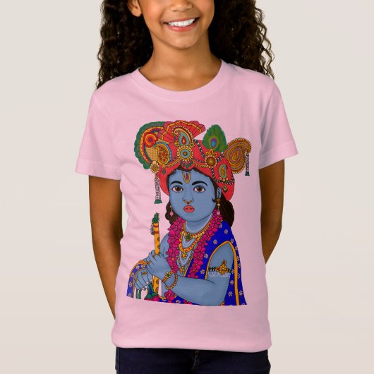 Kind Krishna T-shirt (Voorkant)