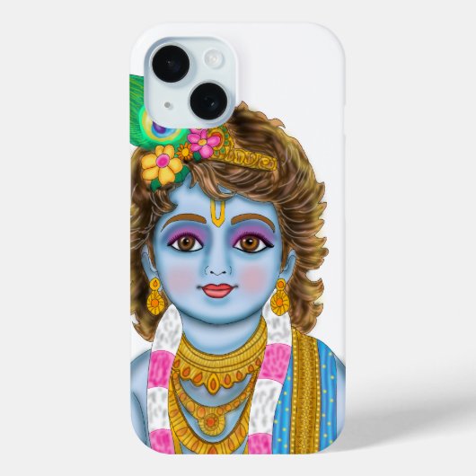 Kind Krishna Telefoon Hoesje (Achterkant)
