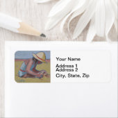 Kind Kut klein meisje dat in zand speelt Etiket (Insitu)