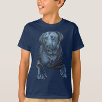 Kind Labrador Shirten Blue Dog Art Baseball Jersey