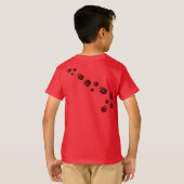 Kind Ladybug Art T-shirts Ladybug Ladybird Shirten (Achterkant volledig)