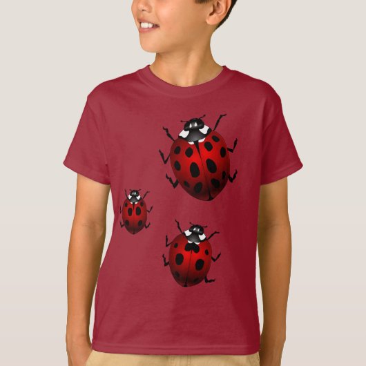 Kind Ladybug T-shirts Kind Cute Ladybug Shirten (Voorkant)