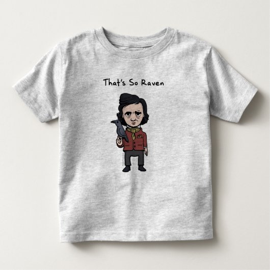 Kind Legends Young Edgar Allen Poe Kinder Shirts (Voorkant)