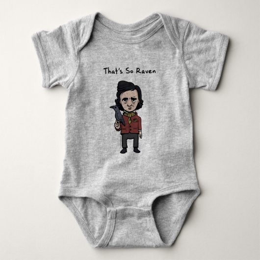 Kind Legends Young Edgar Allen Poe Romper (Voorkant)