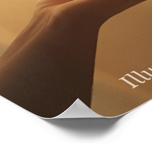 Kind Light — Illuminate the world with warmt Poster (Hoek)