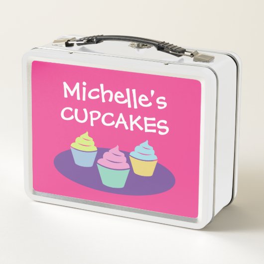 Kind lunchbox met aangepaste caketenkaart (Achterkant)