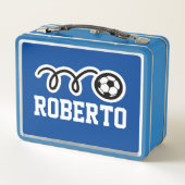 Kind lunchbox met aangepaste voetbal afdrukken (Achterkant)