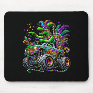 Kind Mardi Gras Grawr Dinosaur Trex Monster Truck  Muismat