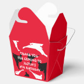 Kind martial arts karate Verjaardagsfeestgunst box Bedankdoosjes (Geopend)