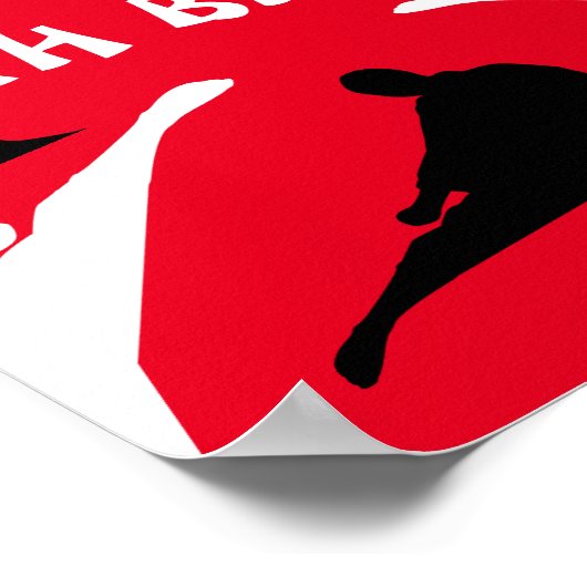 Kind martial arts verjaardagsfeestje welkom poster (Hoek)