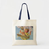 Kind, meisje dat op een Boom zwaait Tote Bag (Voorkant)