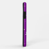 Kind meisje knipt roze paarse telefooncel Case-Mate iPhone case (Achterkant/rechts)