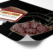 Kind met accordeon poster (Hoek)