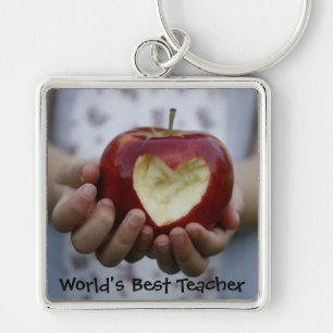 Kind met appelhart sleutelhanger