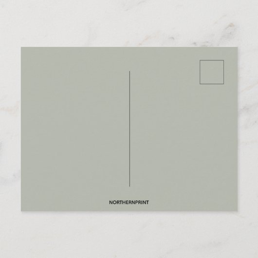  kind met blauw kerstfeest briefkaart (Achterkant)