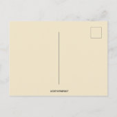 kind met cadeaus in smerig kerst briefkaart (Achterkant)