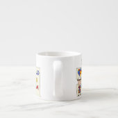 Kind met Donkerbruin Meisje 2 van het Autisme Espresso Kop (Achterkant)