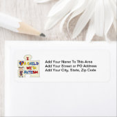 Kind met Donkerbruin Meisje 2 van het Autisme Etiket (Insitu)