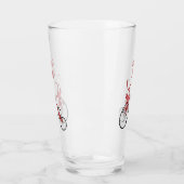 Kind met drie kerst Pint Soda Glass Glas (Links)
