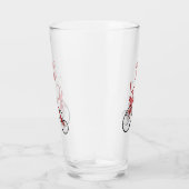 Kind met drie kerst Pint Soda Glass Glas (Rechts)