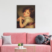 Kind met een Doll Canvas Afdruk (Insitu (Woonkamer))