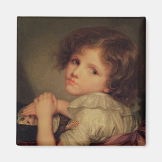 Kind met een Doll Magneet (Voorkant)