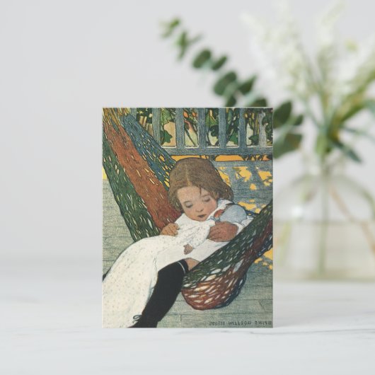  kind met een dollar van Jessie Willcox Smith (Staand voorkant)