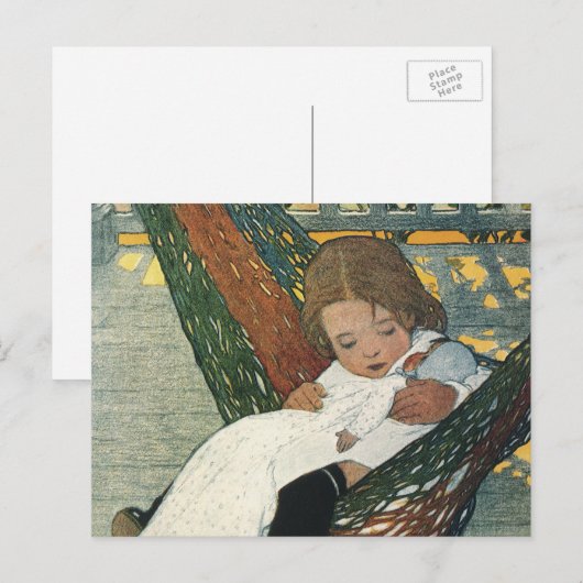  kind met een dollar van Jessie Willcox Smith Briefkaart (Voorkant / Achterkant)