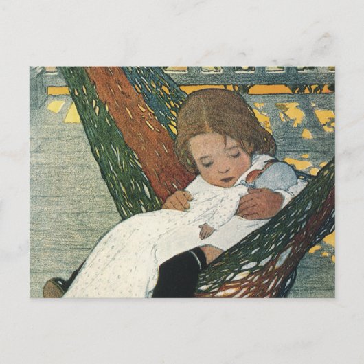 kind met een dollar van Jessie Willcox Smith Briefkaart (Voorkant)