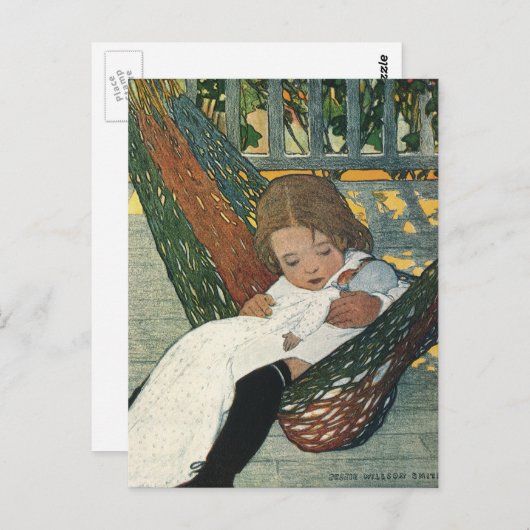  kind met een dollar van Jessie Willcox Smith Briefkaart (Voorkant / Achterkant)