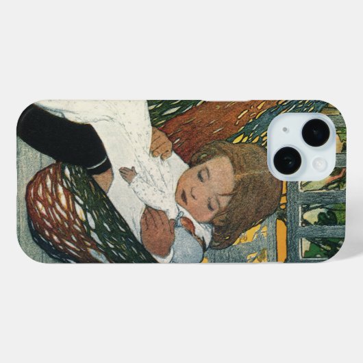  kind met een dollar van Jessie Willcox Smith Case-Mate iPhone Case (Achterkant (horizontaal))