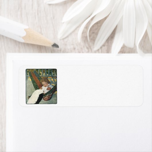  kind met een dollar van Jessie Willcox Smith Etiket (Insitu)