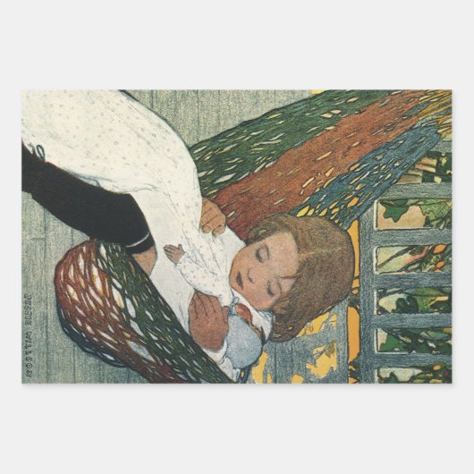 kind met een dollar van Jessie Willcox Smith Inpakpapier Vel (Voorkant)