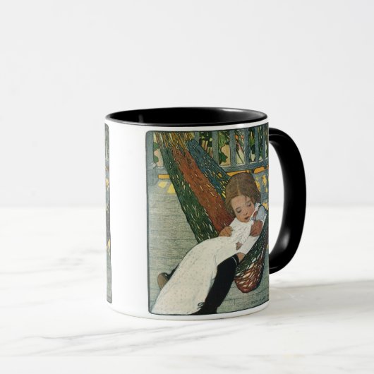 kind met een dollar van Jessie Willcox Smith Mok (Voorkant rechts)