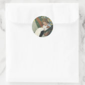  kind met een dollar van Jessie Willcox Smith Ronde Sticker (Tas)