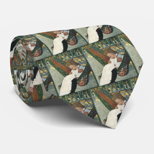  kind met een dollar van Jessie Willcox Smith Stropdas (Opgerold)