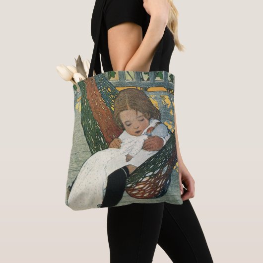  kind met een dollar van Jessie Willcox Smith Tote Bag (Dichtbij)