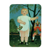 Kind met een pop, c.1903 (olie op canvas) magneet (Verticaal)