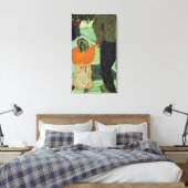 Kind met een rode sjaal, c. 1891 canvas afdruk (Insitu (Slaapkamer))