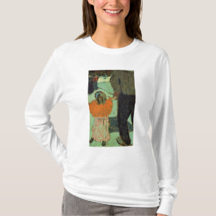 Kind met een rode sjaal, c. 1891 t-shirt