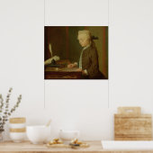 Kind met een theetotum, 1738 poster (Keuken)