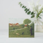 Kind met ganzen briefkaart (Staand voorkant)