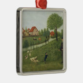 Kind met ganzen metalen ornament (Rechts)