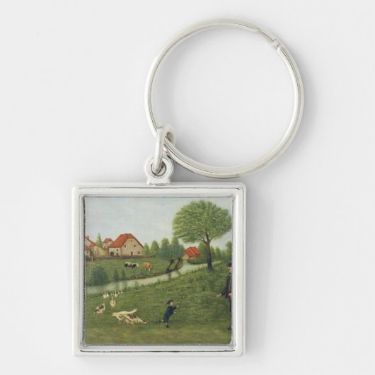 Kind met ganzen sleutelhanger (Voorkant)