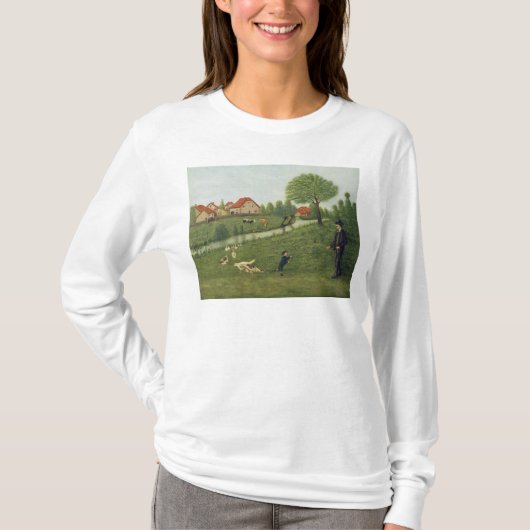Kind met ganzen t-shirt (Voorkant)