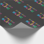 Kind met gymnastiek en dun liefdevol cadeaupapier (Hoek)