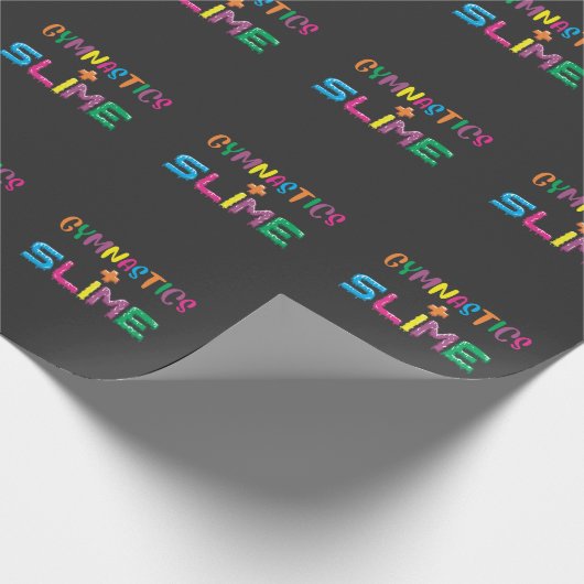 Kind met gymnastiek en dun liefdevol cadeaupapier (Hoek)